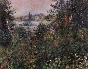 Claude Monet Fleurs a Vetheuil oil painting artist